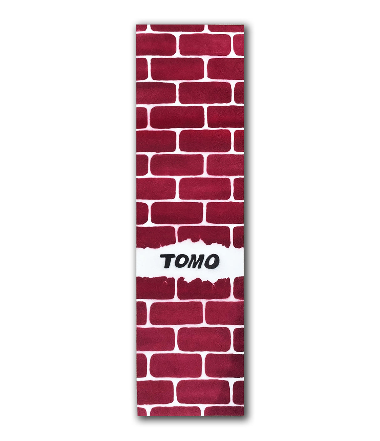 Tomo Bricks - Wine Red/White Graphic Griptape