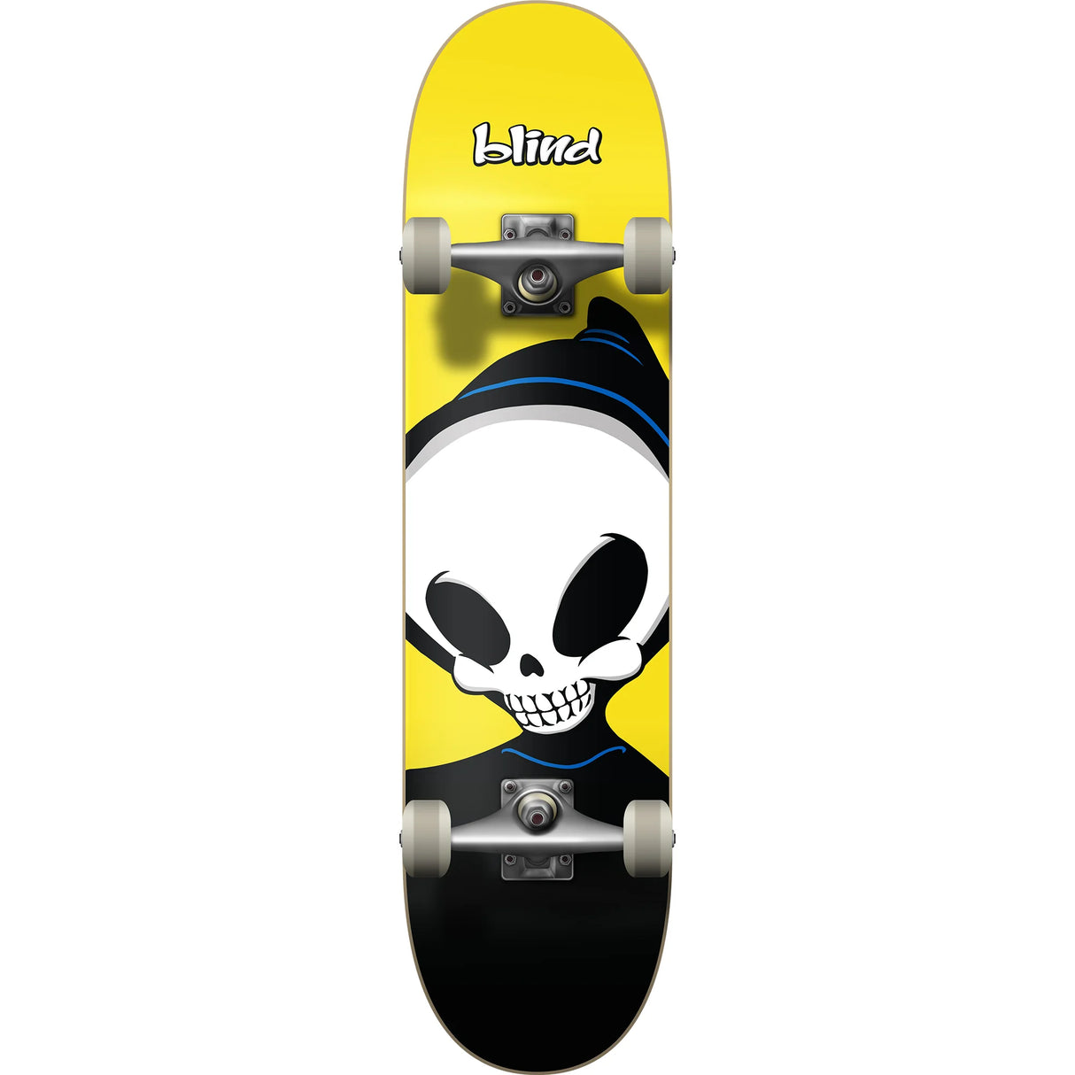 Blind Big Head Soft Top Yellow Skateboard Complete