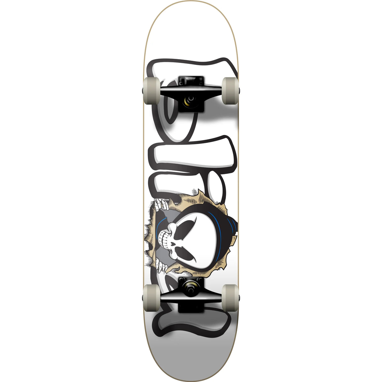 Blind Classic Bust Out Reaper White Skateboard Complete