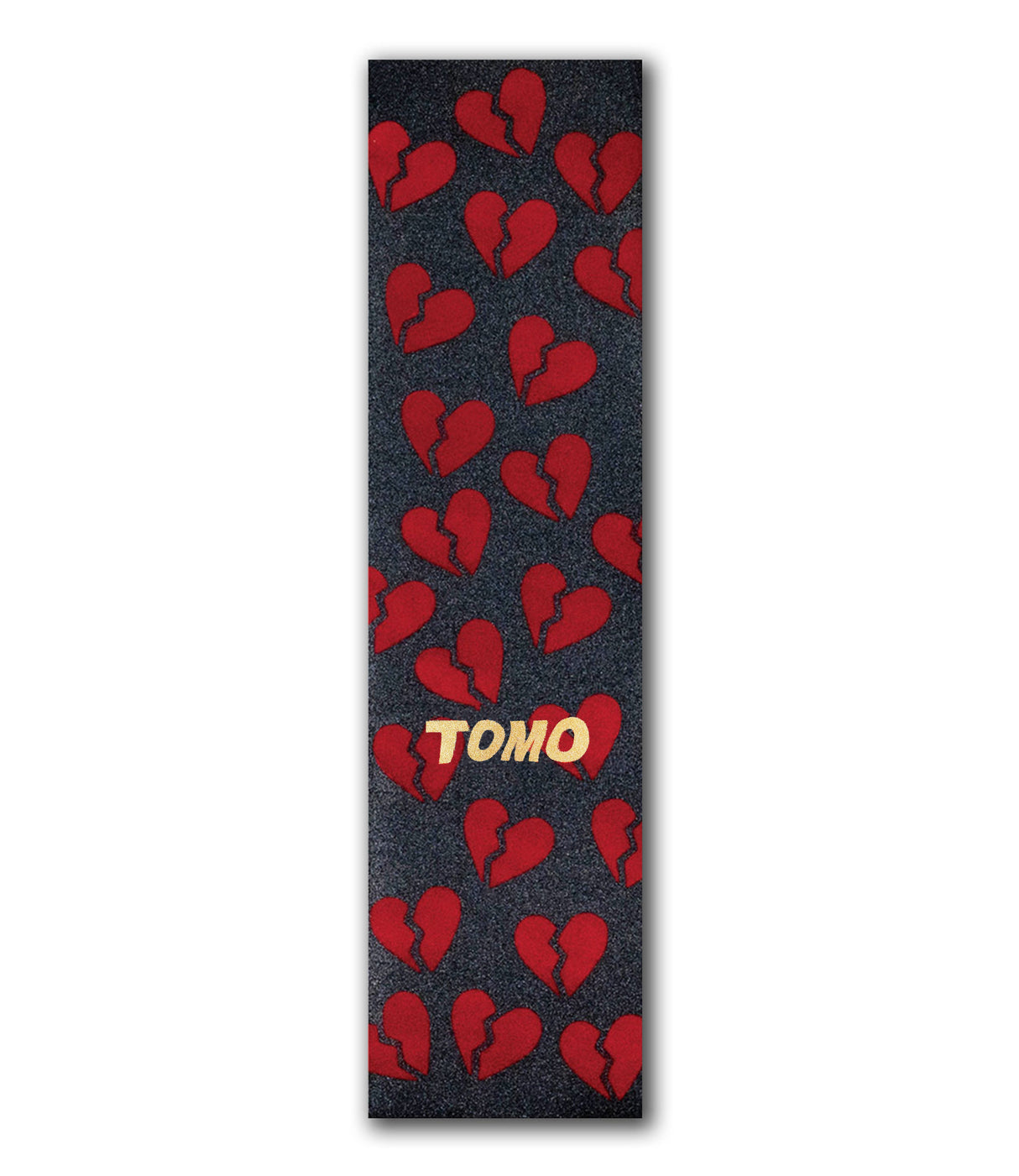 Tomo Broken Hearts - Blood Red Graphic Griptape