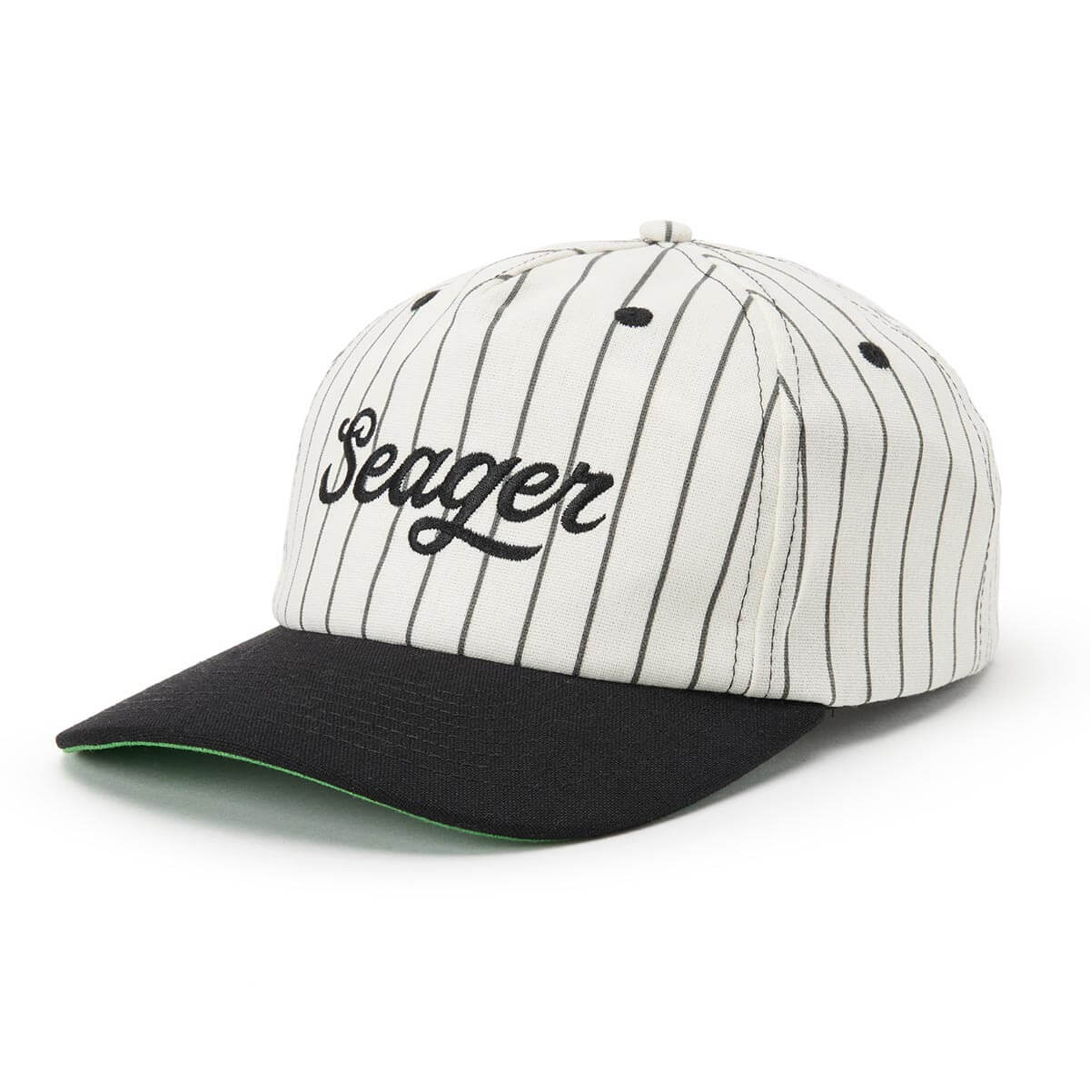 Seager Bronx Hemp Black/White Snapback Hat