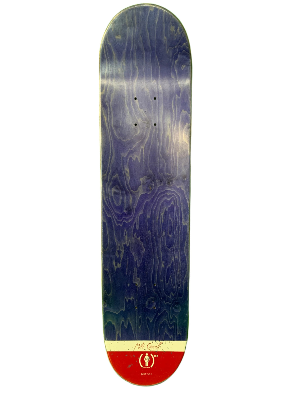 Girl x (RED) Mike Carroll Left Special Edition 7.75" Classic Skateboard Deck