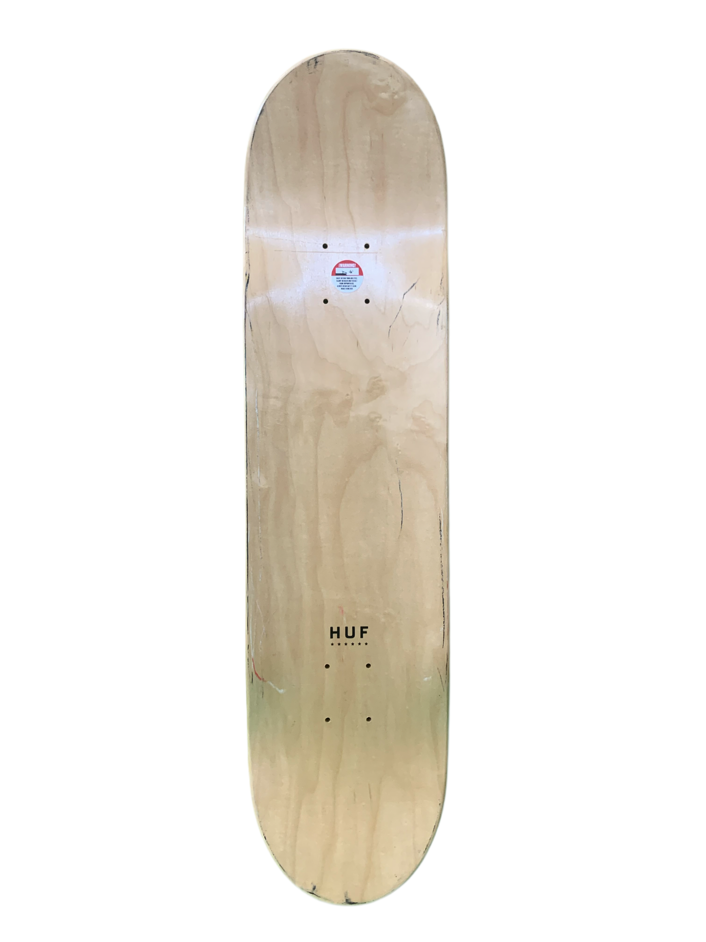 HUF Legs Black/Yellow 8" Classic Skateboard Deck