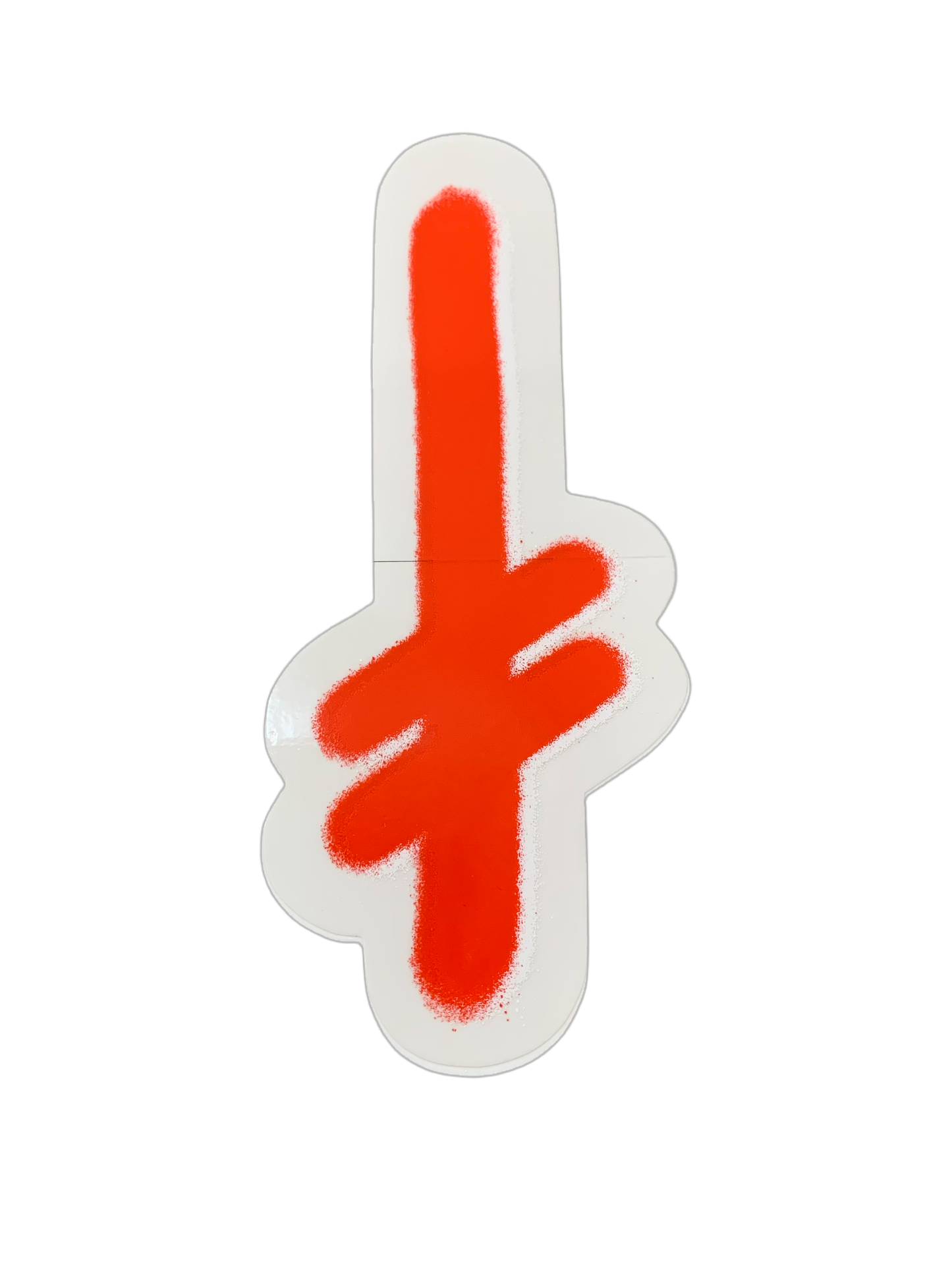 Deathwish Gang Logo Clear Assorted Sticker 5.5" x 2"