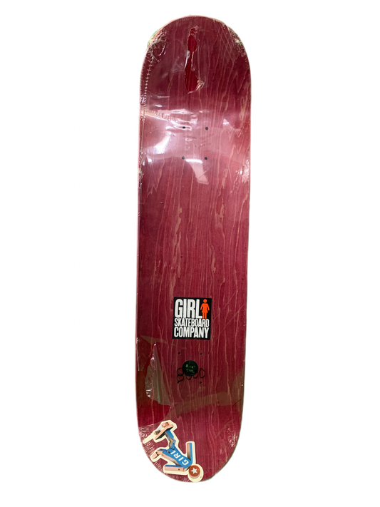 Girl Sean Malto Deuces Wild 8" Classic Skateboard Deck