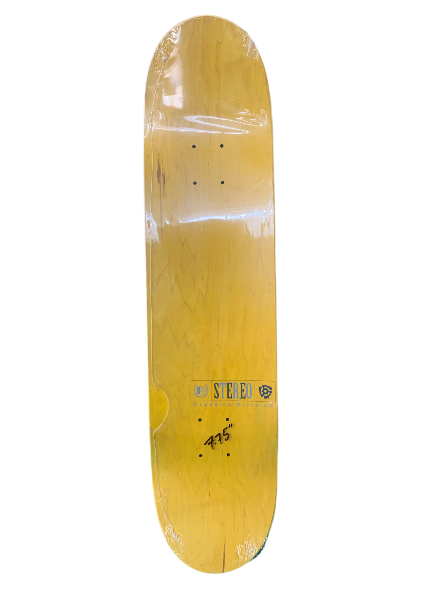 Stereo Chris Pastras Cola Stripe Grey 7.75" Classic Skateboard Deck