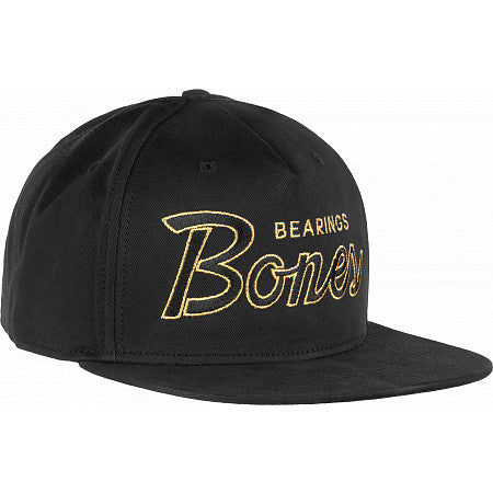 Bones Bearings Script Black Cap