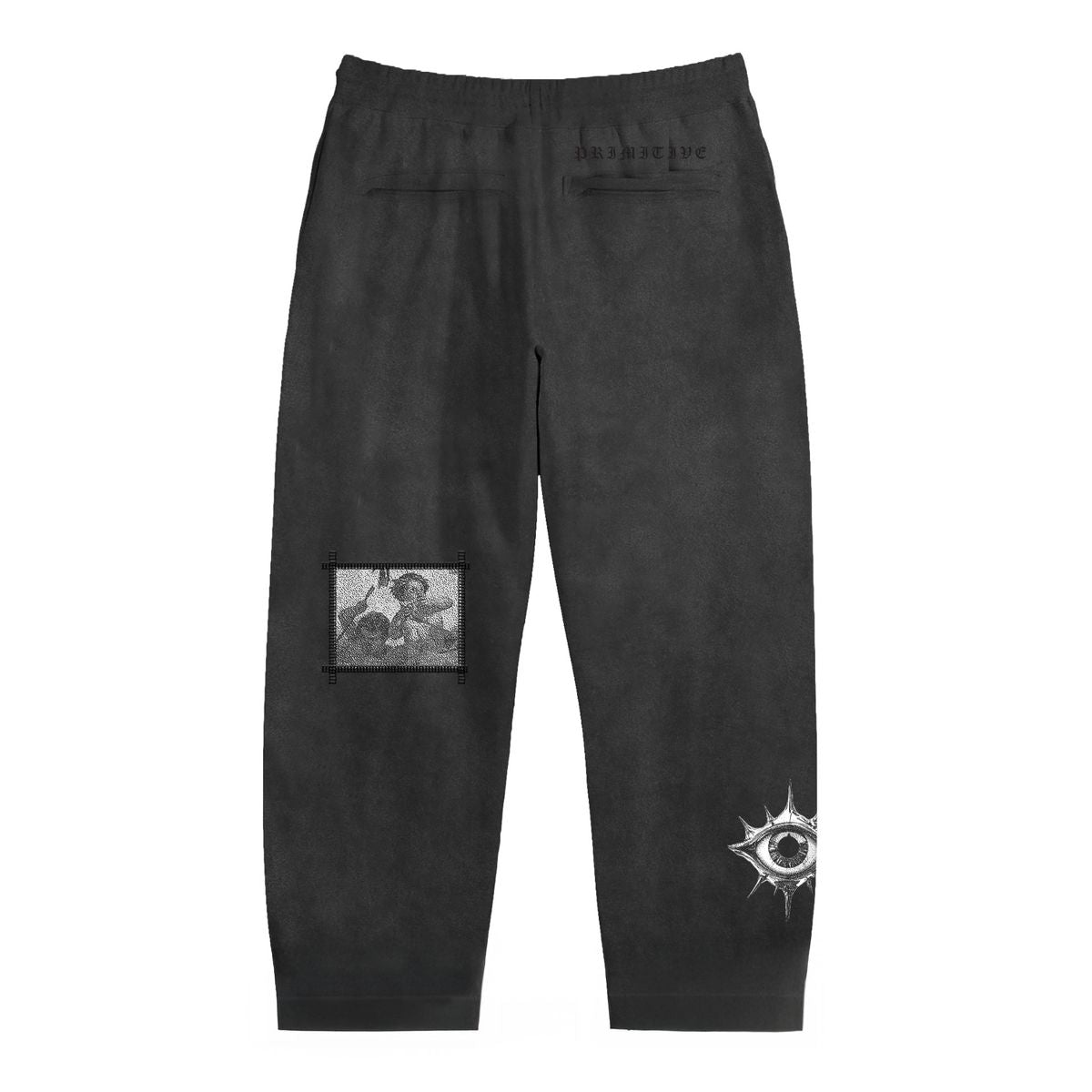 Primitive Century Baggy Heavyweight Black Sweatpants