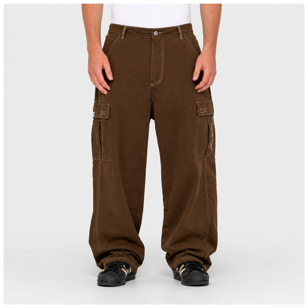 Rusty Grizzly Pinecone Baggy Cargo Pant