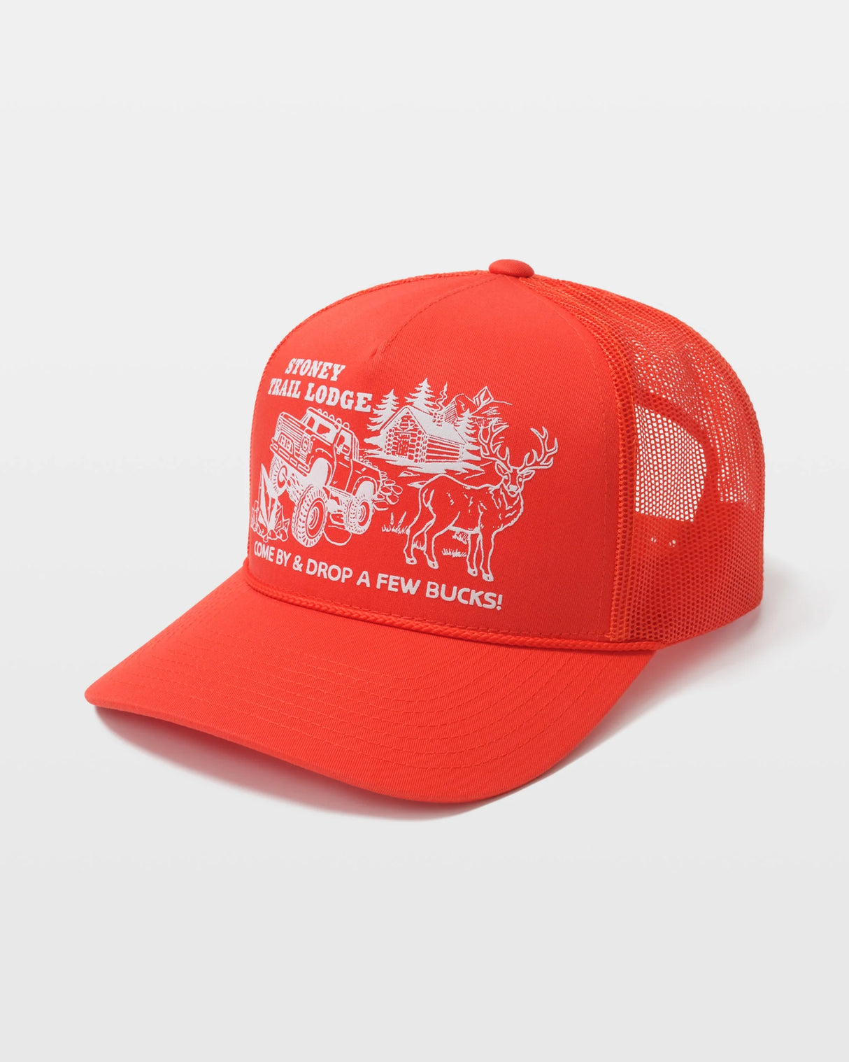 Volcom Stoney Trail Orange Pop Trucker Snapback Hat
