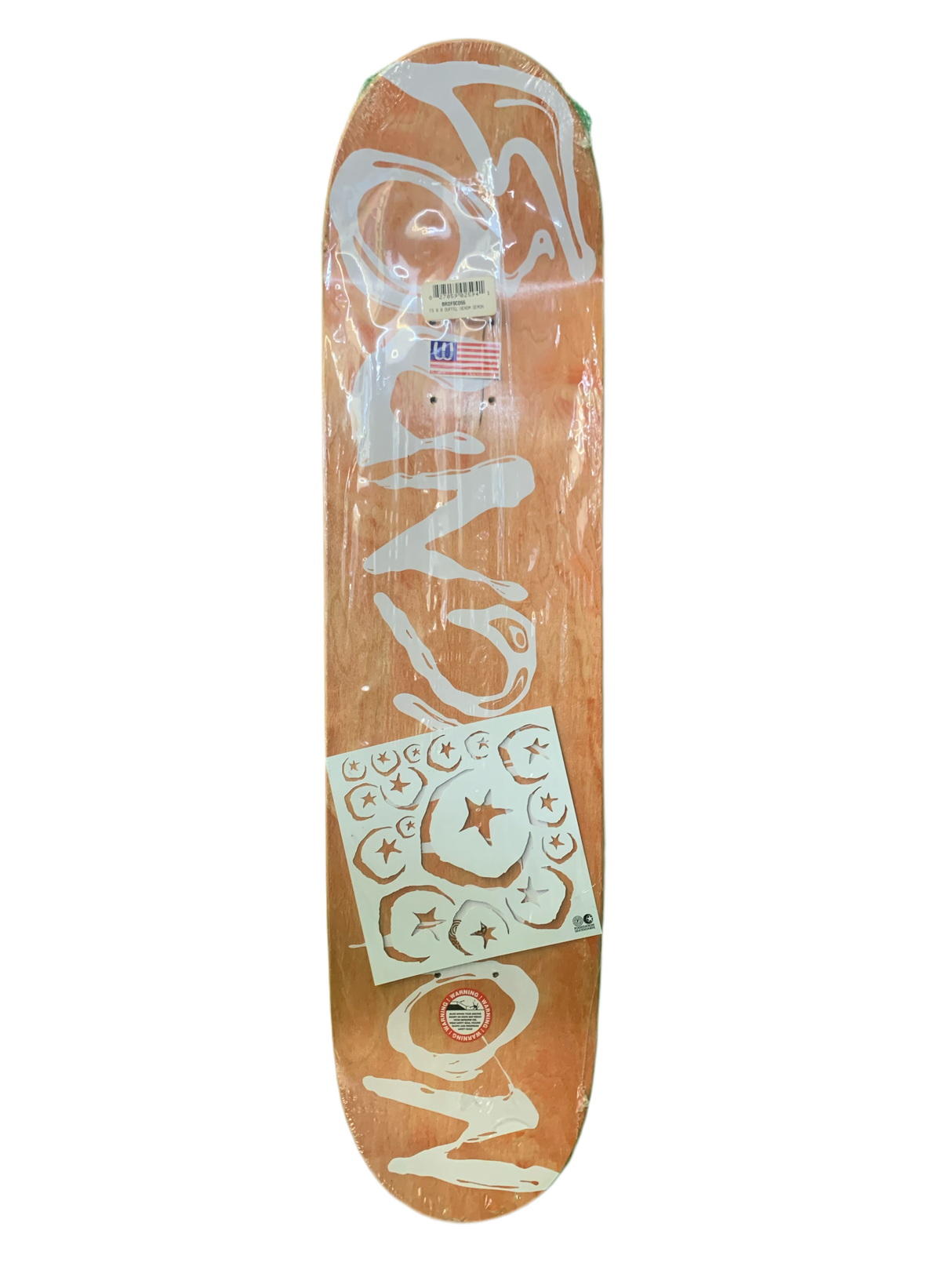 Foundation Corey Duffel Venom Demon 8" Classic Skateboard Deck