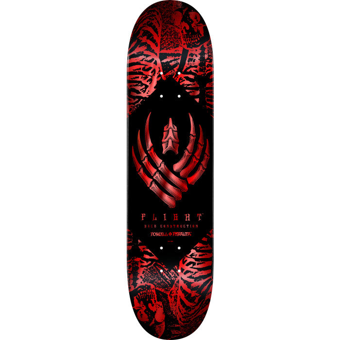 Powell Peralta Skeleton Red Foil Flight 8.38" Skateboard Deck