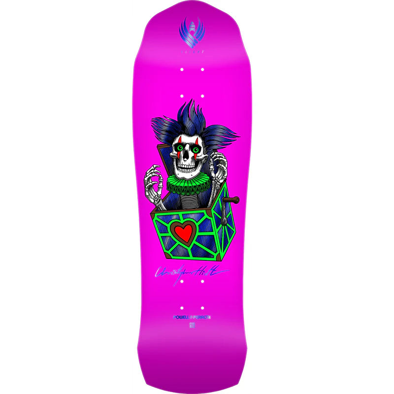 Powell Peralta Flight Chris Hiett Skull Pro 9.5" K26 Shaped Skateboard Deck
