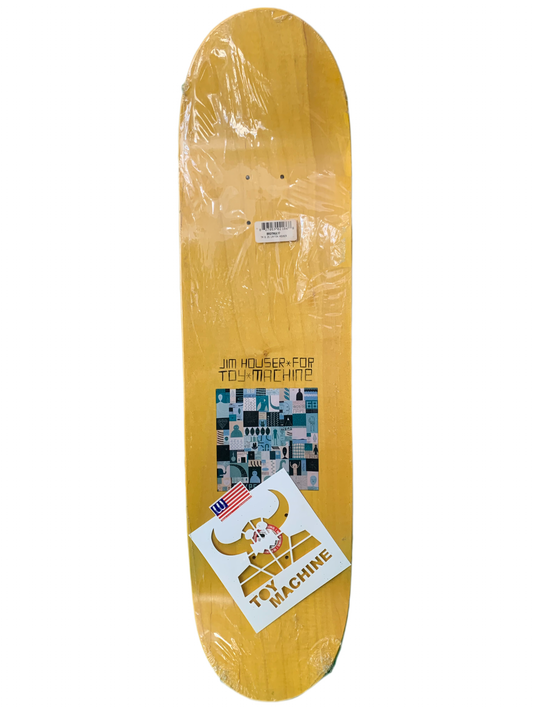 Toy Machine Johnny Layon x Jim Houser Art 8.25" Classic Skateboard Deck
