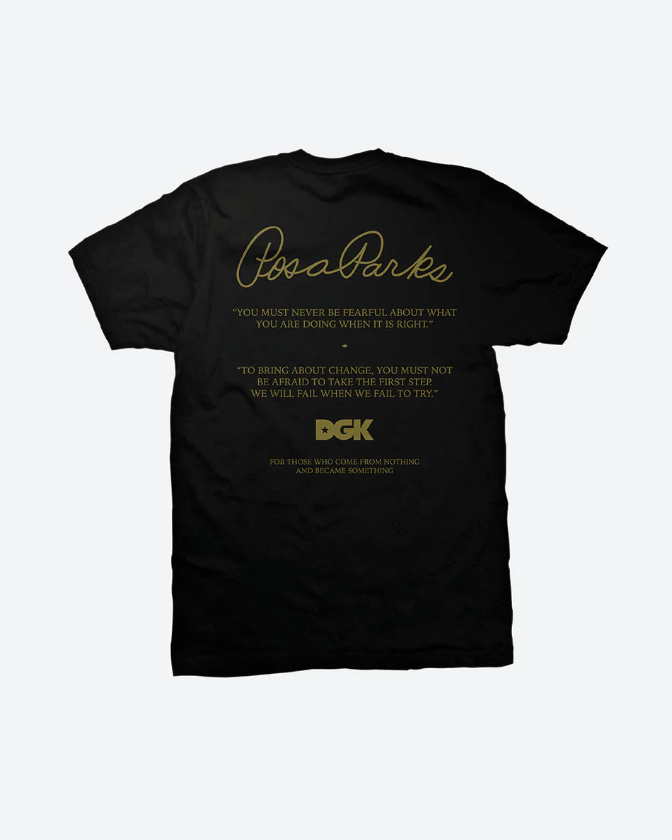 DGK Rosa Parks Black S/s Shirt