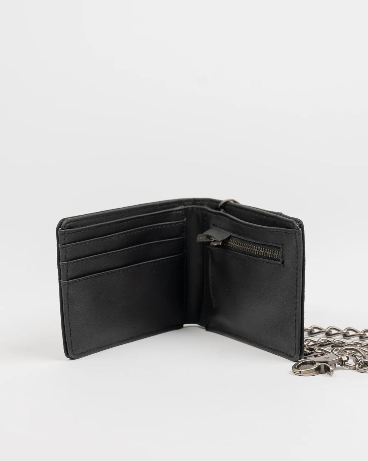 Rusty District Chain Black Wallet