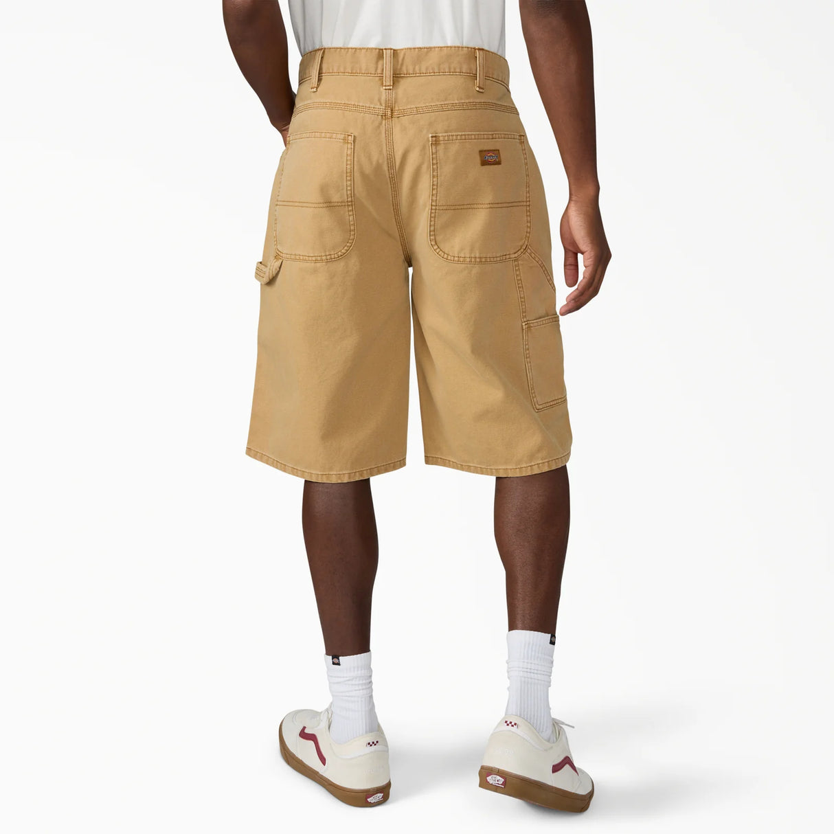 Dickies Worn In Relaxed 13" Brown Duck Shorts