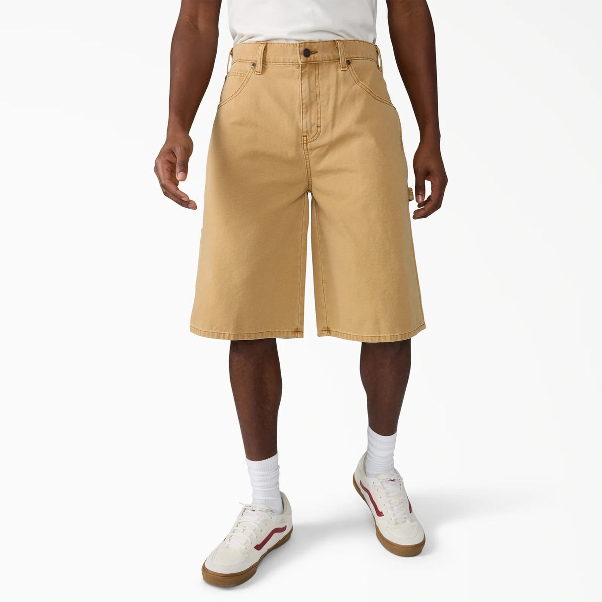 Dickies Worn In Relaxed 13" Brown Duck Shorts