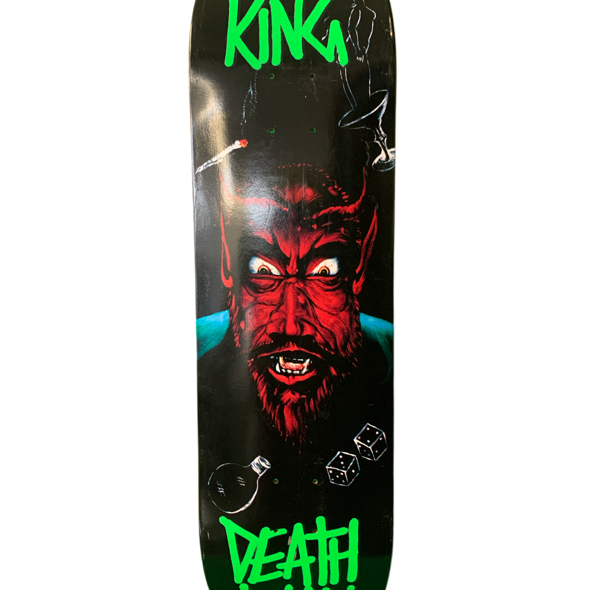 Deathwish Lizard King White Devil 8.25” Classic Skateboard Deck