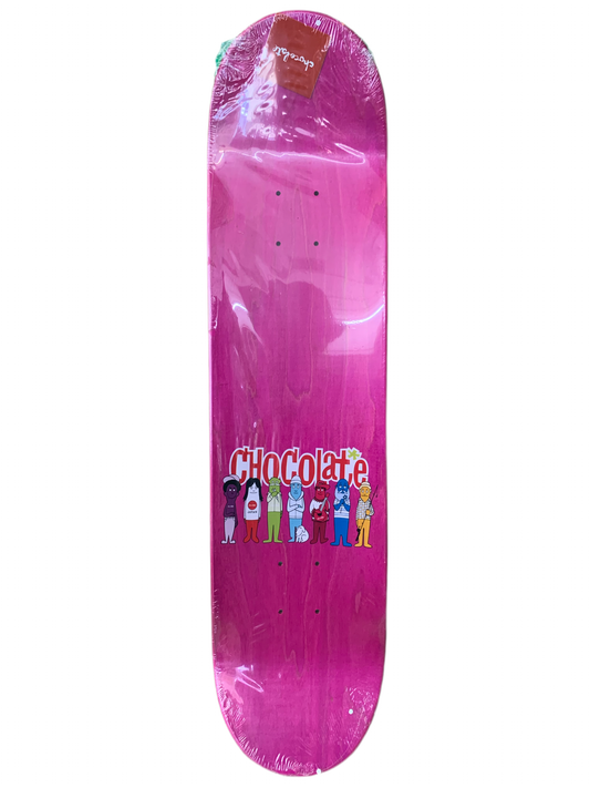 Chocolate Justin Eldridge Orange Zippy Planks Series Otter Pops 7.75" Classic Skateboard Deck