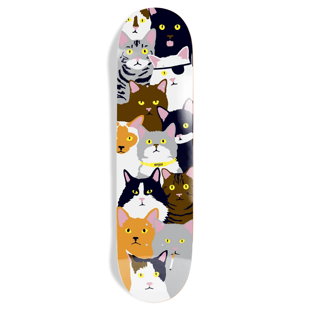 Enjoi Cat Collage R7 Skateboard Deck