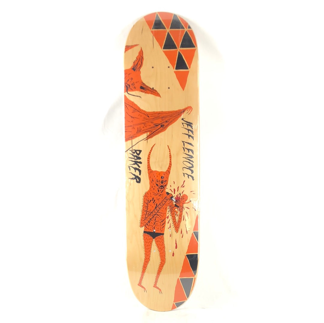 Baker Jeff Lenoce Neckface Art Blank Multi Color Size 7.75" Vintage NOS Deck