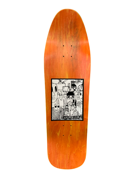 JK Industries Jeremy Klein Portrait 9.75" Shaped Classic Skateboard Deck