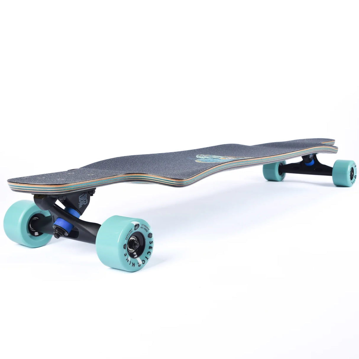 Sector Nine Fault Line Feast 39.5" x 9.75" Longboard Complete Skateboard