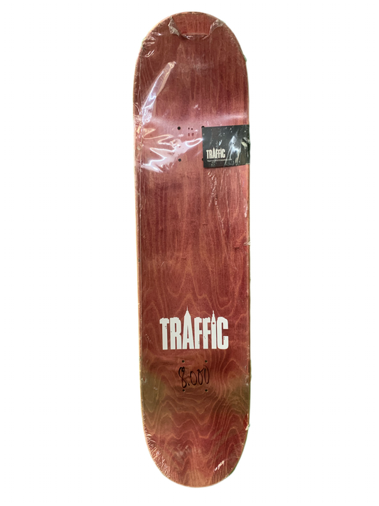 Traffic Exposure Series No. 87 8" Classic Skateboard Deck