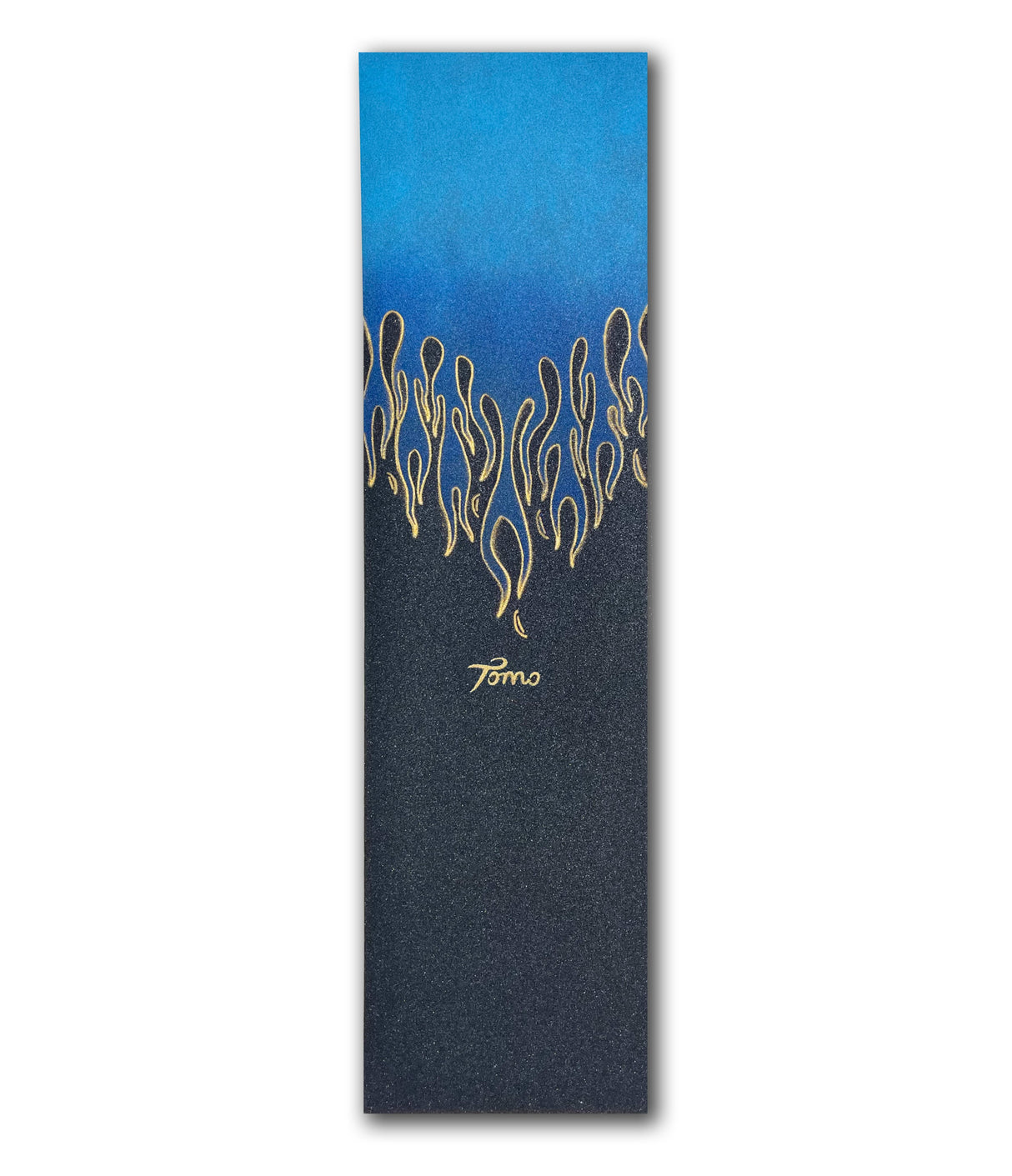 Tomo Flame - Blue Graphic Griptape