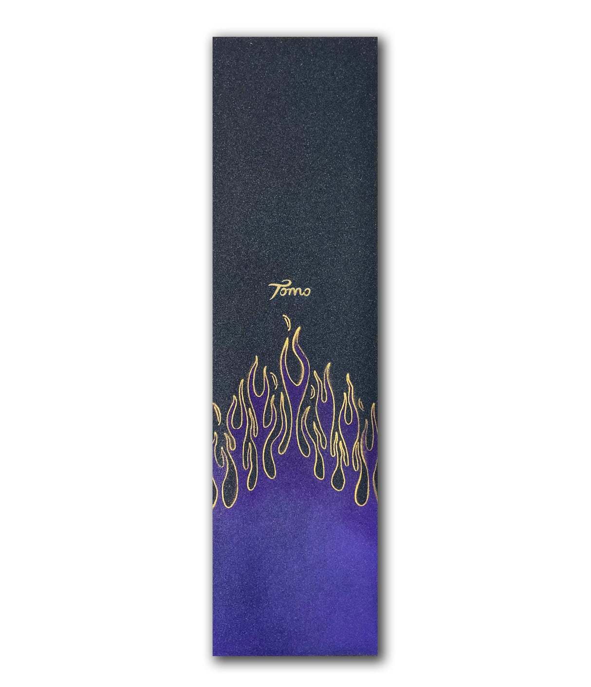 Tomo Flame - Purple (Tail) Graphic Griptape