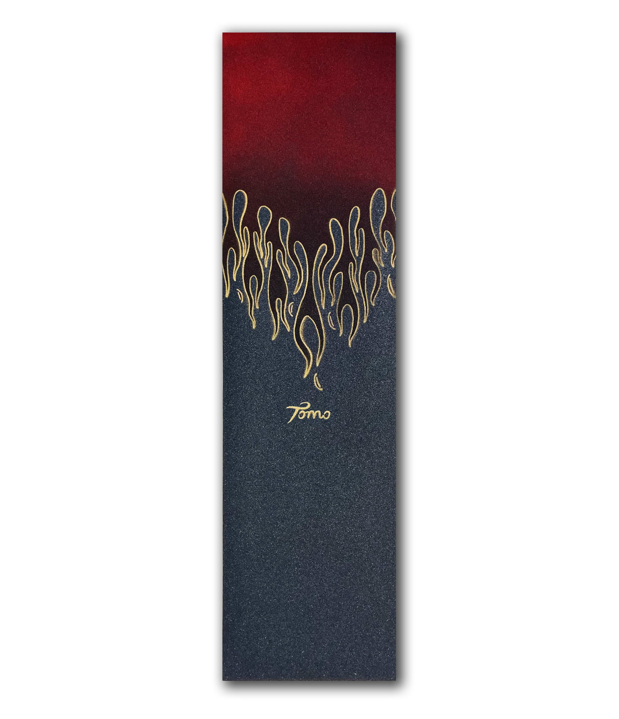 Tomo Flame - Red Graphic Griptape