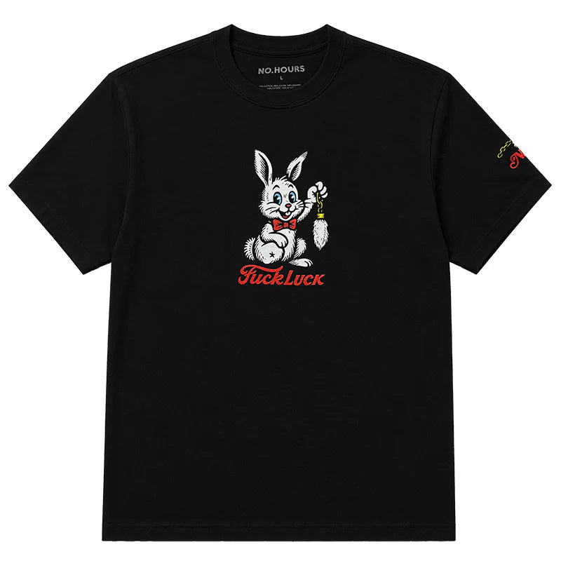 No Hours Lucky Black S/s Shirt