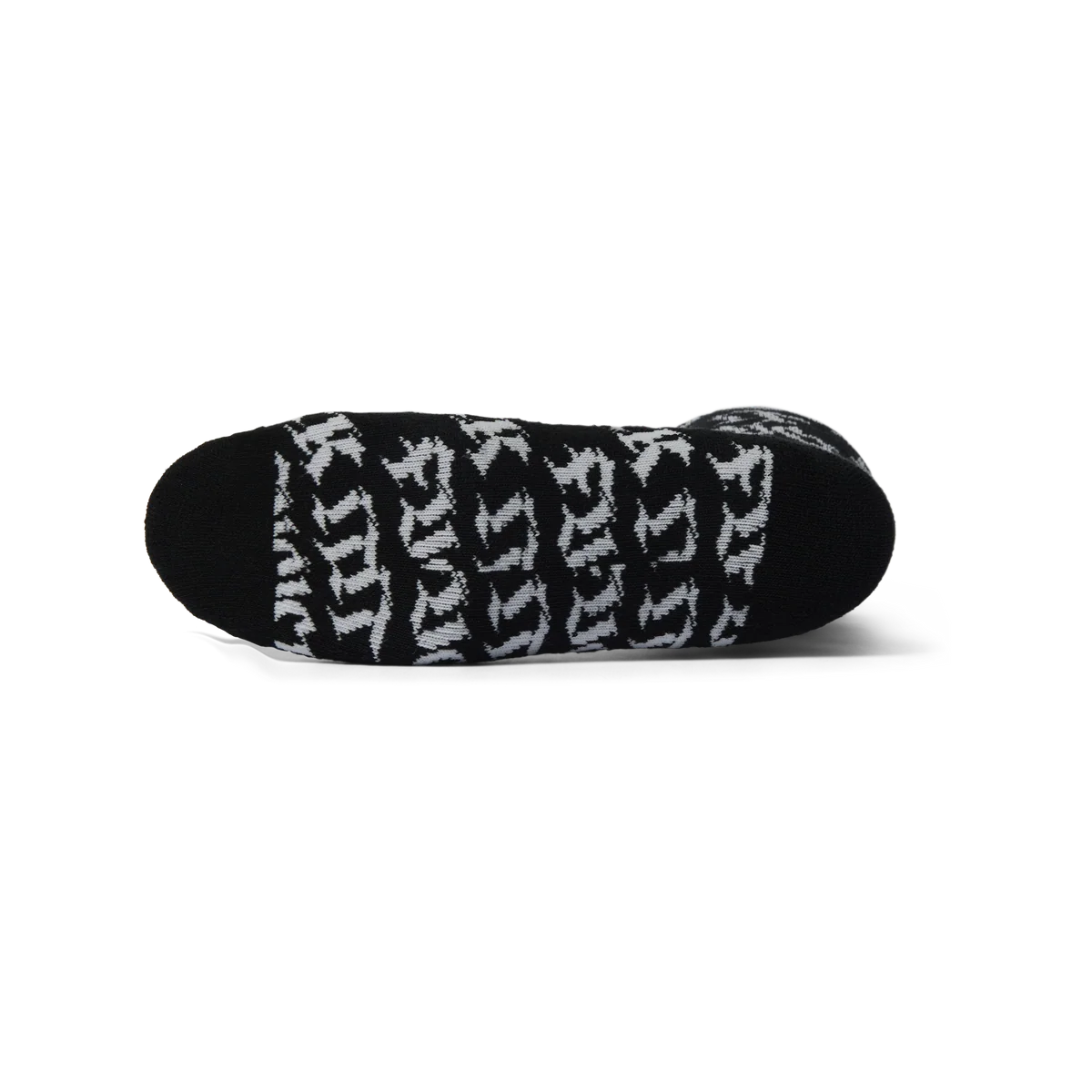 HUF Fuck It Old Style Black Crew Sock