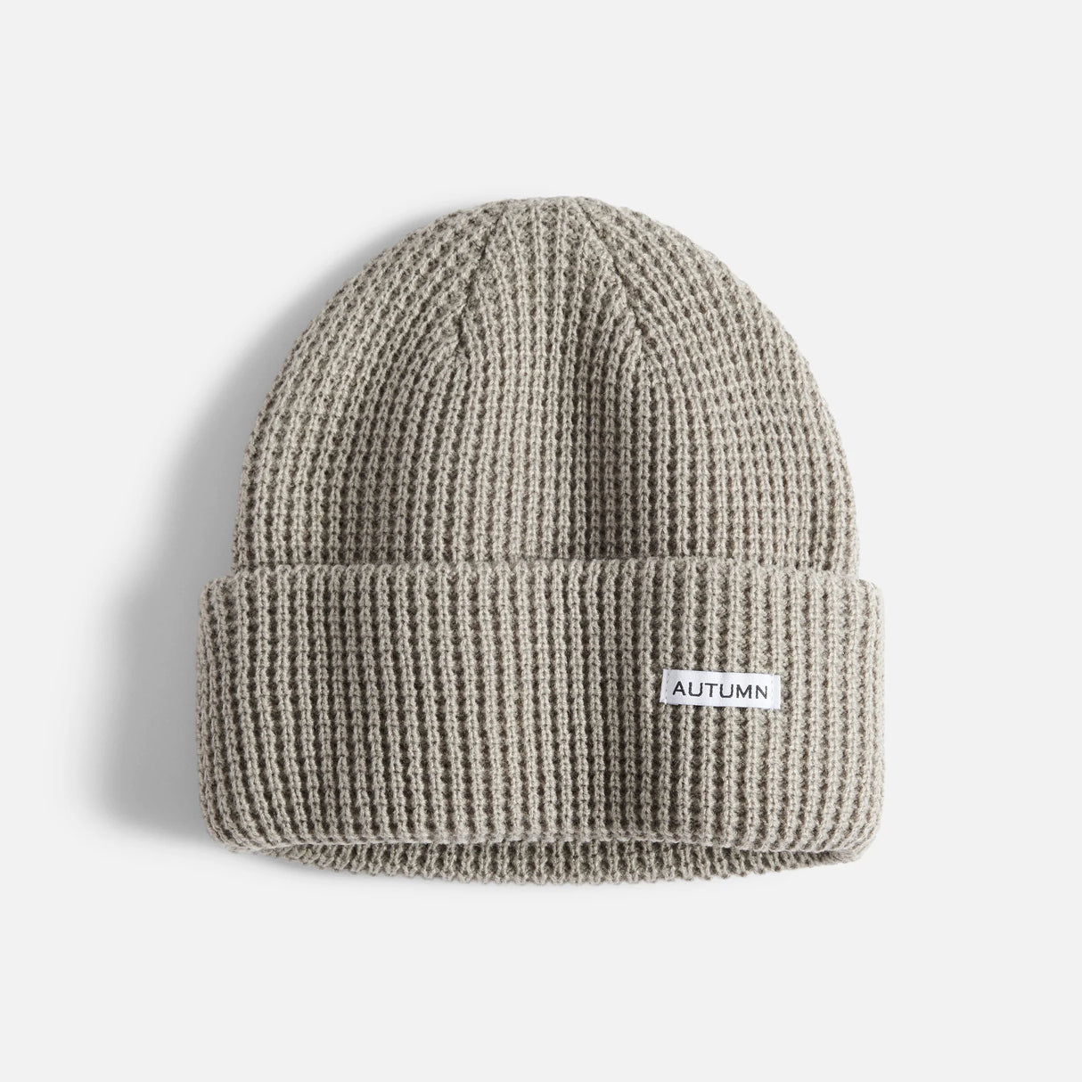 Autumn Waffle Stone Beanie