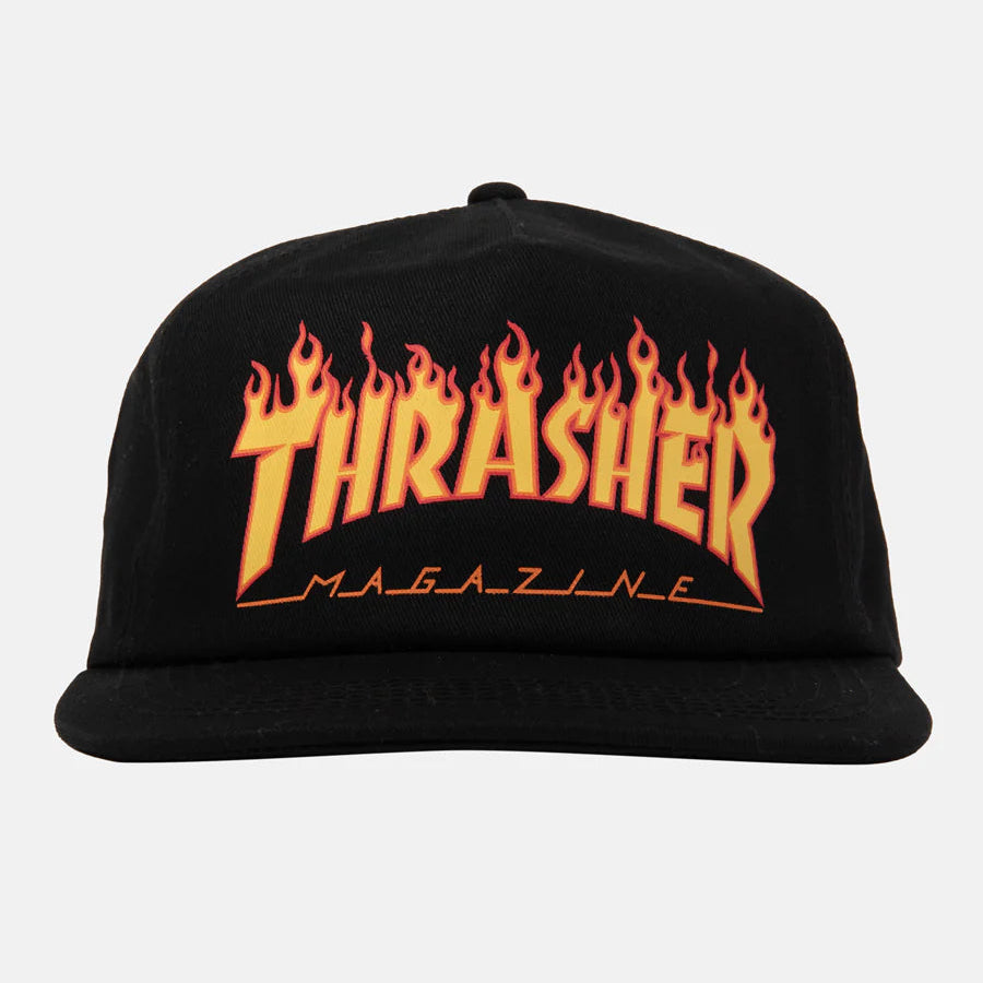 Thrasher Printed Flame Snapback Hat