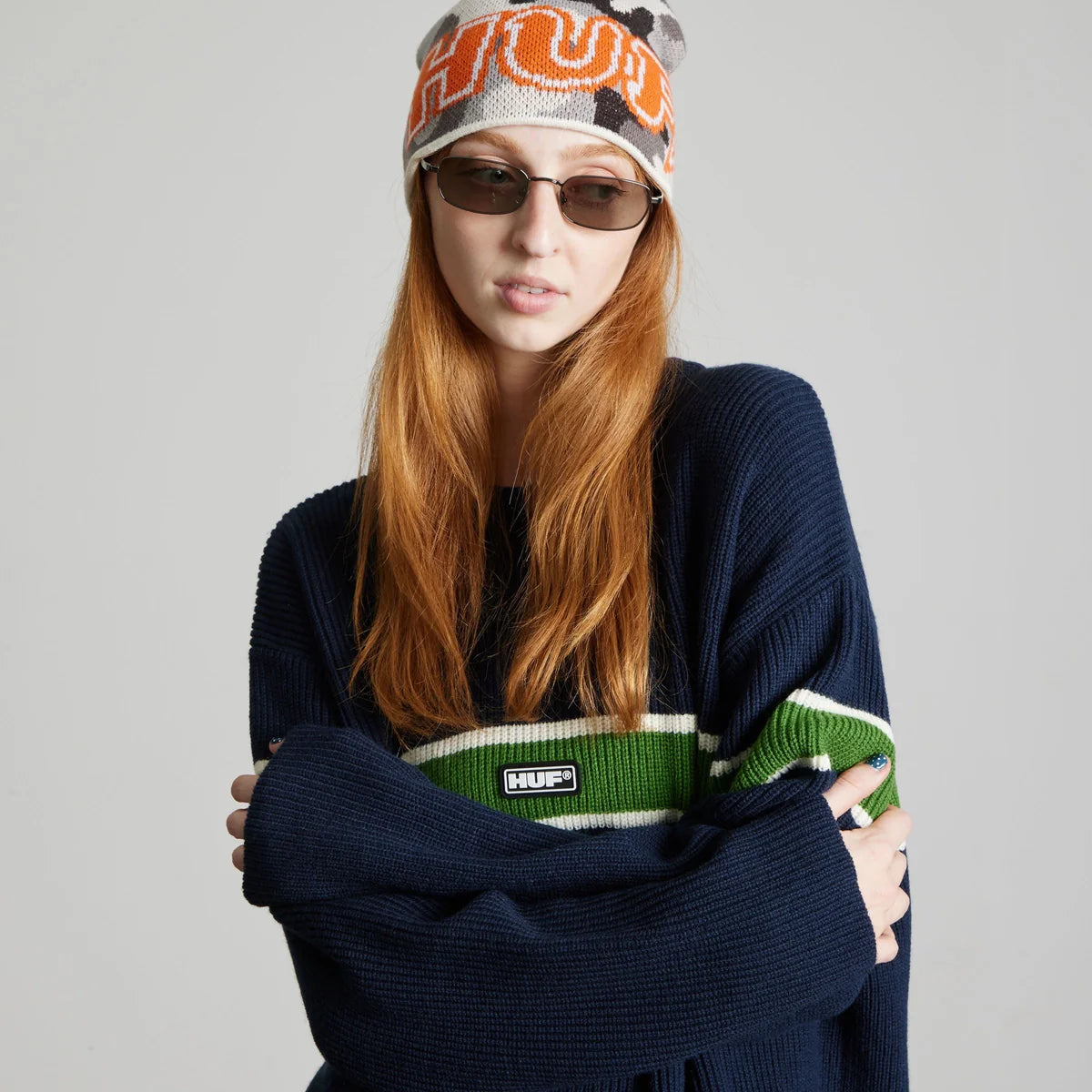 HUF Galaxy Skull Camo Beanie