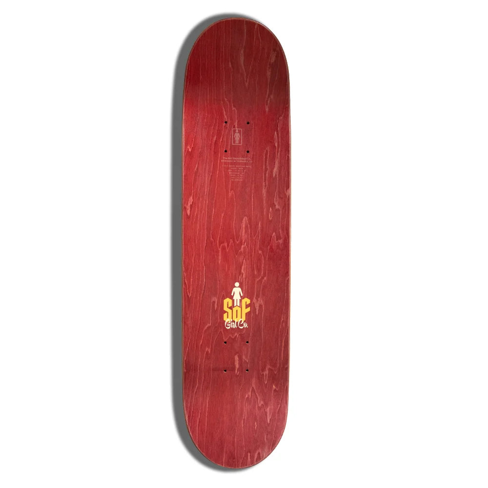 Girl Geering Skull Of Fame Series 3 Skateboard Deck