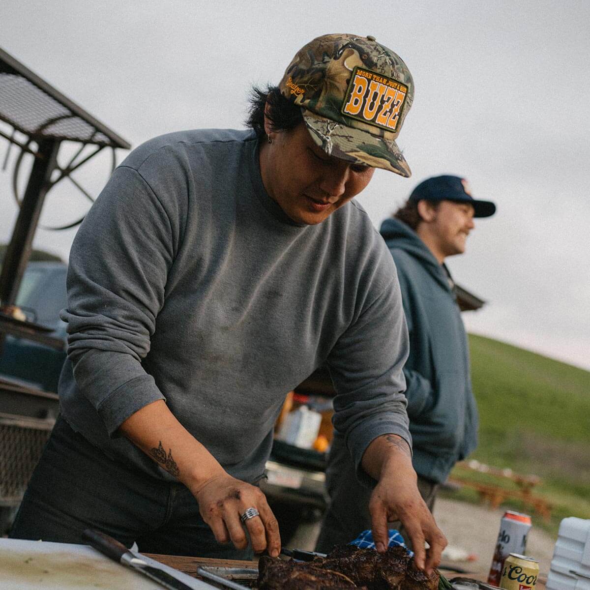 Seager Good Buzz Camo Snapback Hat