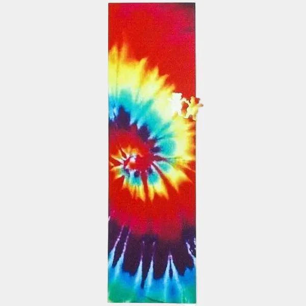 Grizzly Tie Dye Die Cut Regular 9" x 33" Graphic Griptape