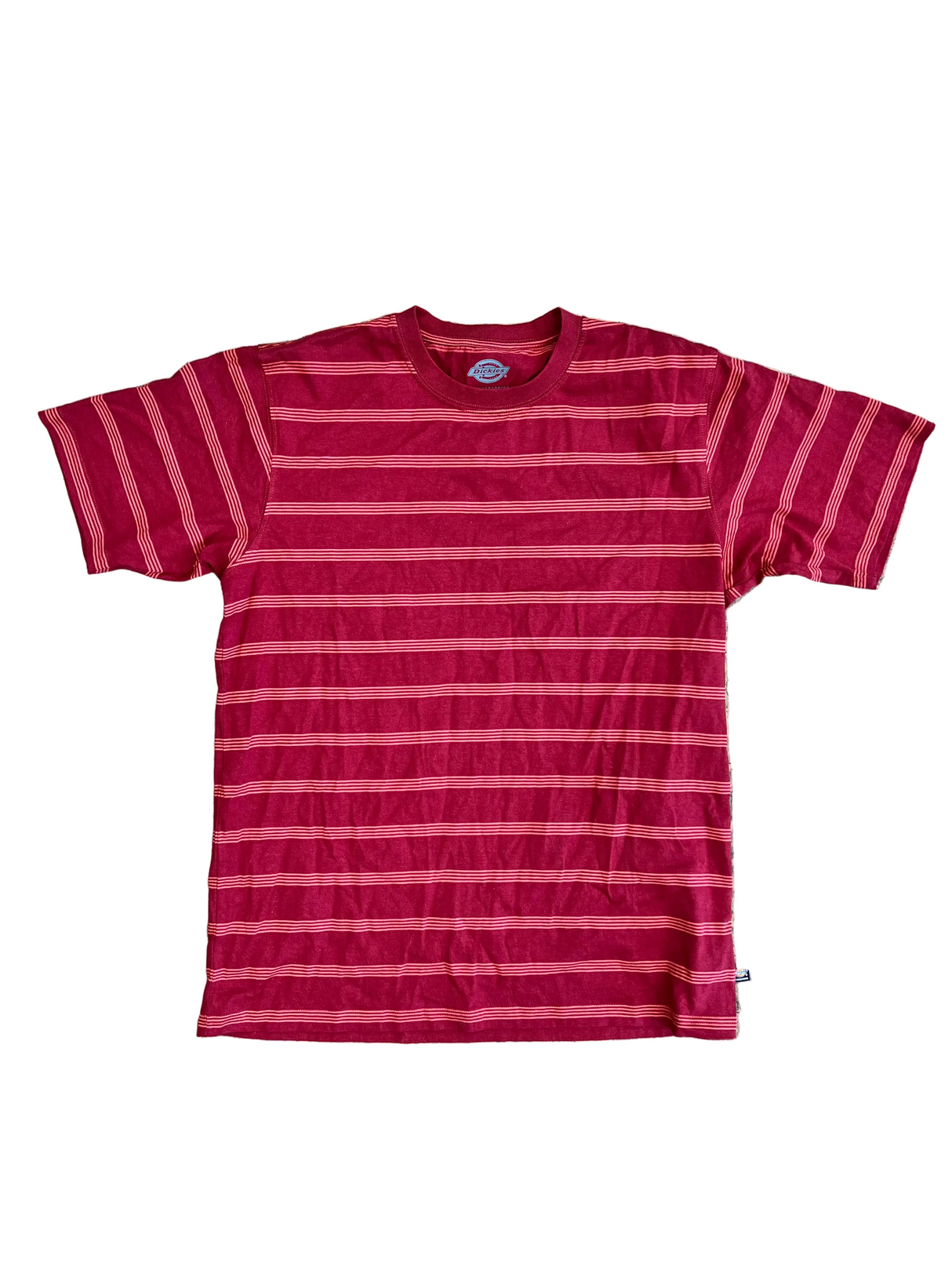 Dickies Skateboarding Burgundy Pink Stripe S/s Shirt