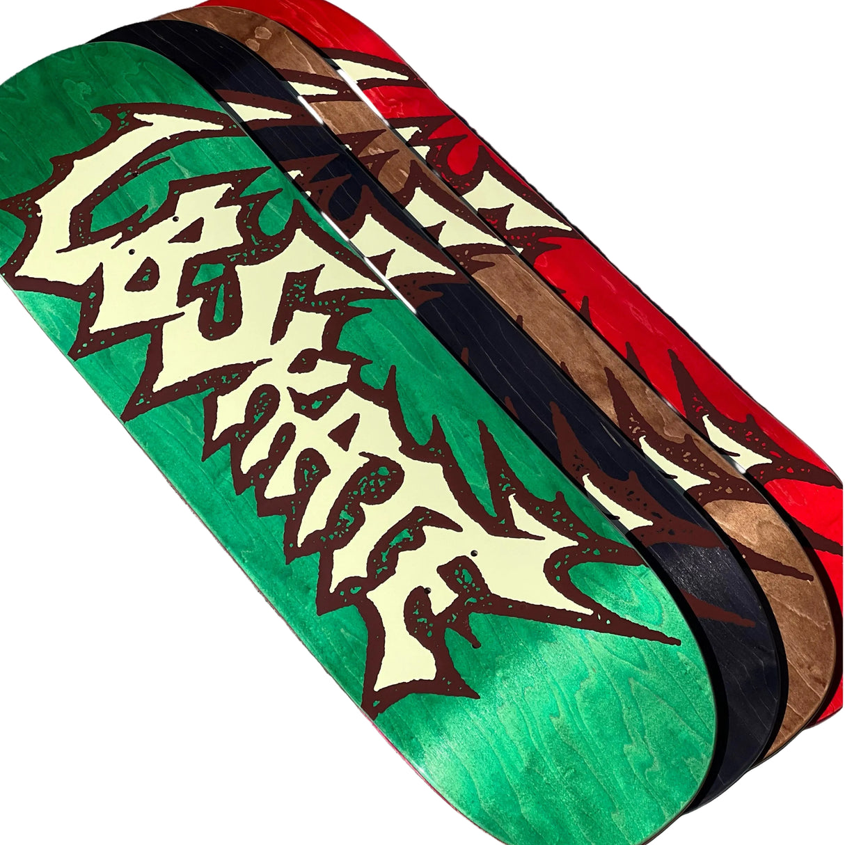 Long Beach Skate Co Speed 2 Assorted Stain Skateboard Deck