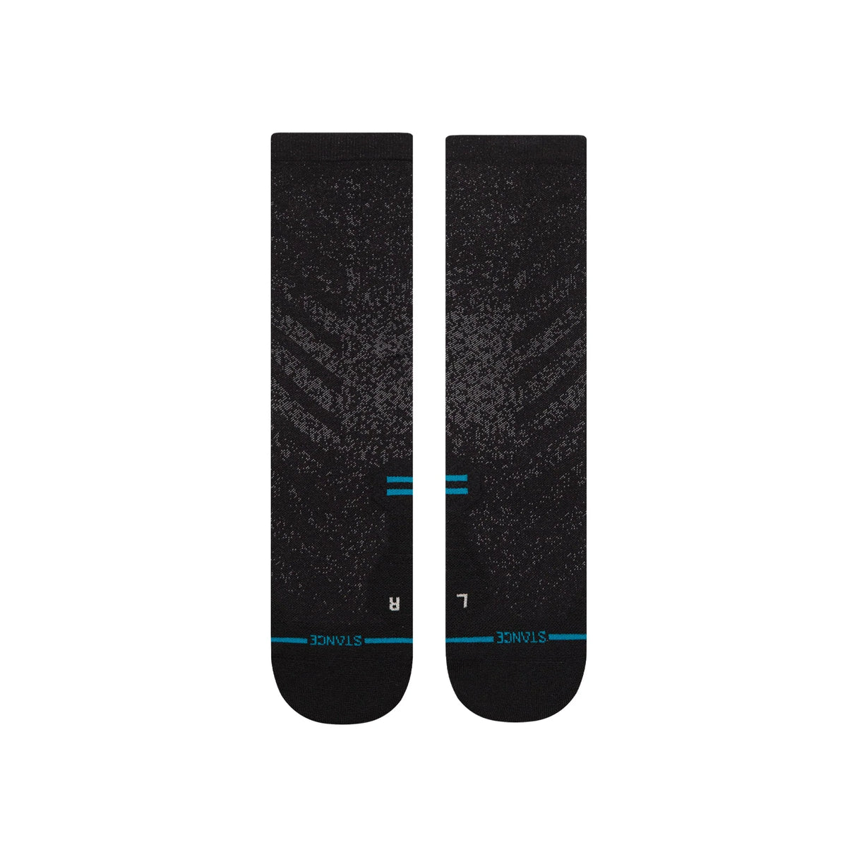 Stance Run Light Black Crew Socks