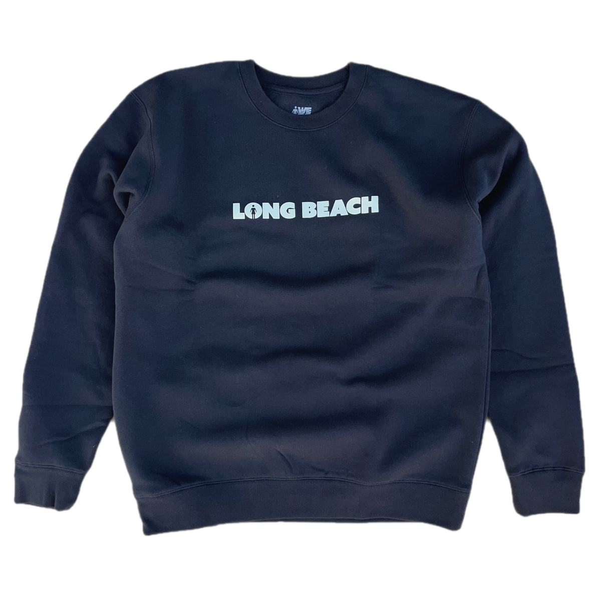Girl x LB Skate “We OG Long Beach” Navy Crewneck Sweatshirt