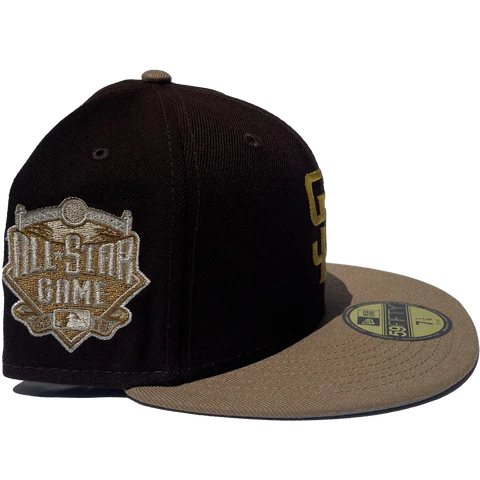 New Era San Diego Padres Western Khaki Brown & Tan 59Fifty Fitted Hat