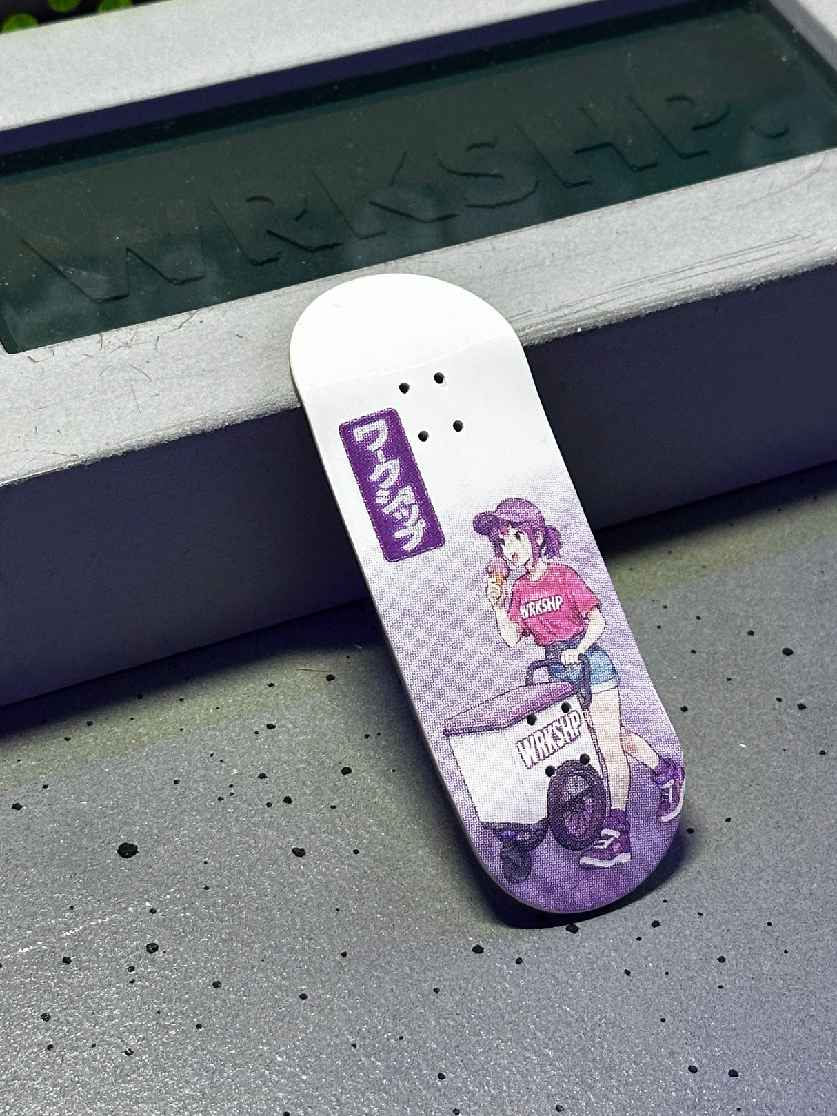 Wrkshp Ube Gelato Fingerboard Deck