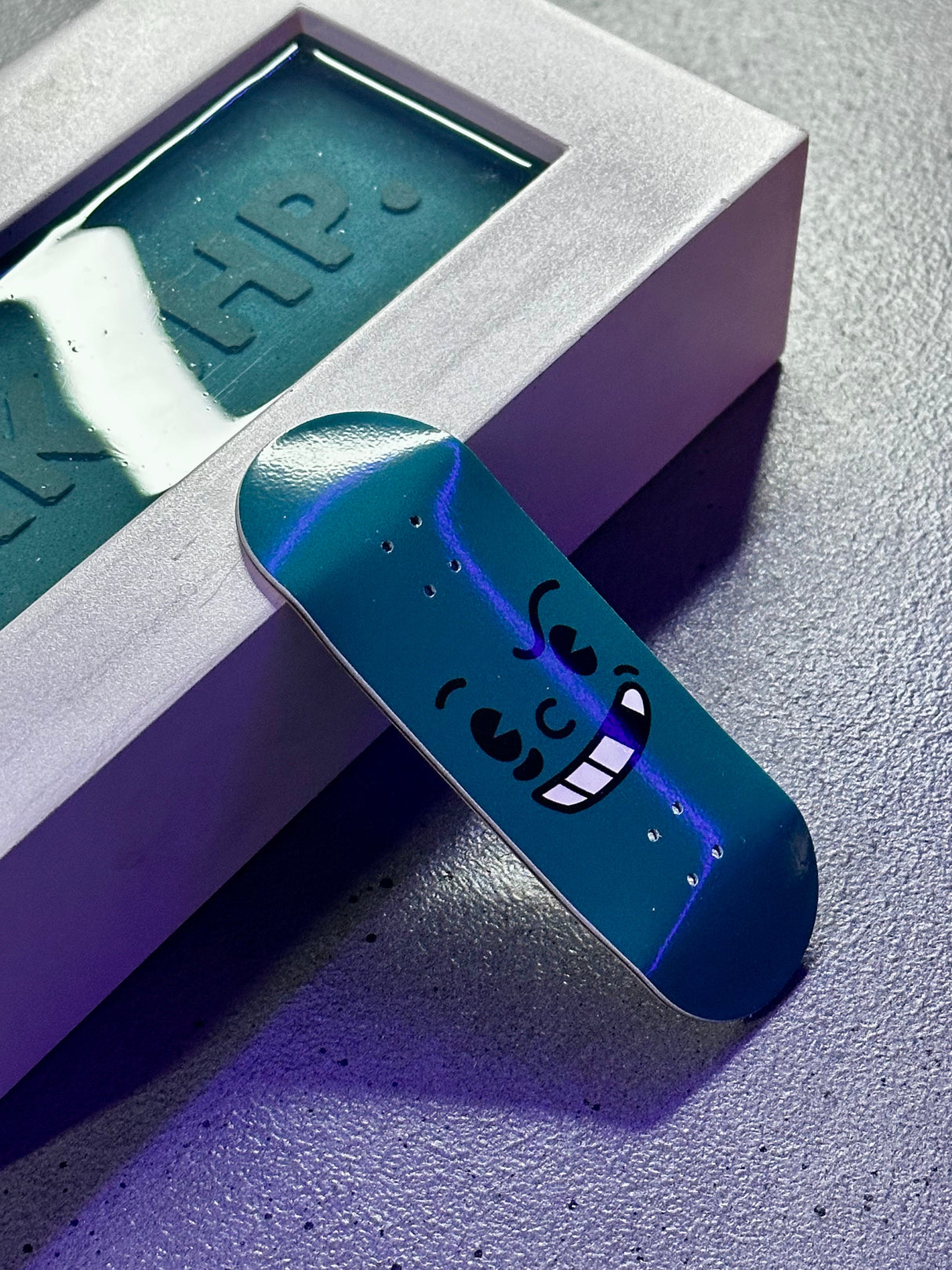 Wrkshp F@$k Yeah! (Teal) Fingerboard Deck