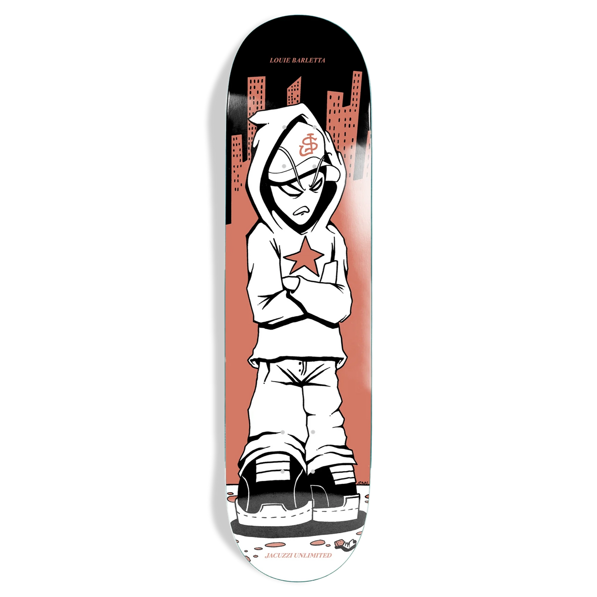 Jacuzzi Louie Barletta 408 EX7 Skateboard Deck - 8.25