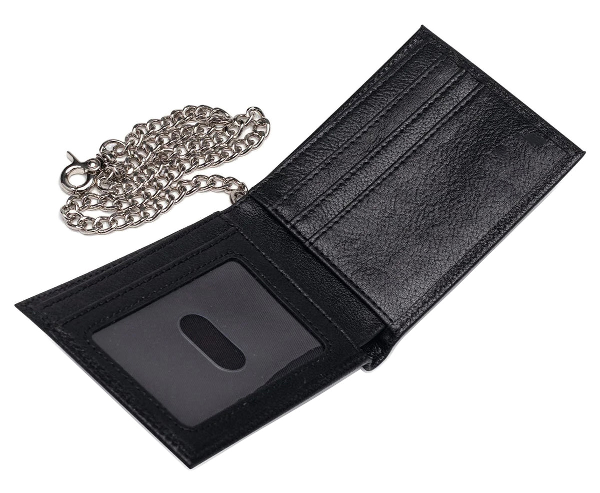 Jacuzzi PU Leather Chain Wallet
