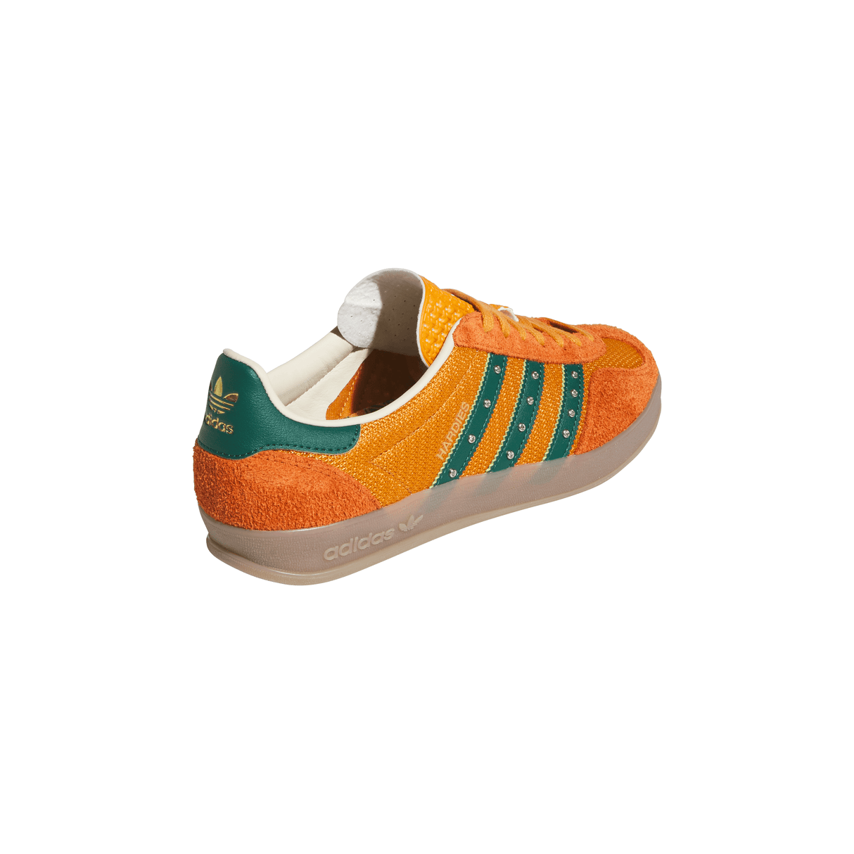 Adidas x Hardies Gazelle Indoor Rust Orange / Core Green Shoes